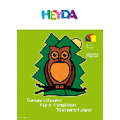 Heyda Transparentpapier/2048021 24,5x34 cm sortiert 40 g/qm Inh.10 Blatt