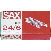 Sax Heftklammern/1-246-01 verkupfert Inh.1000