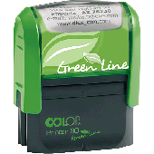 Colop Printer 30 GREEN LINE mit Gutschein/1083702202 18 x 47, 5 Zeilen Kissen schwarz