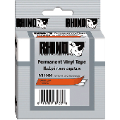 Dymo Beschriftungsband 12mm für Rhino/S0718490 12 mm x 5,5 m schwarz / orange Vinyl