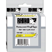 Dymo Beschriftungsband 19mm für Rhino/S0718470 19 mm x 5,5 m schwarz / gelb Vinyl