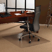 Floortex Bodenschutzmatte Teppichböden/FC1112123ER 120 x 120 cm transparent