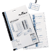 Durable Einsteckschilder für Software DURAPRINT/1455-02 54 x 90 mm weiss Inh.200