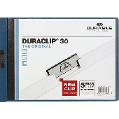 Durable Klemmmappe/2246-07 für DIN A4 dunkelblau