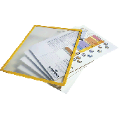 Durable Sichttafel/5606-04 für DIN A4 gelb Inh.5