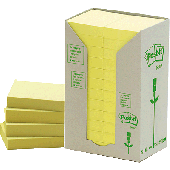 Post-it Recycling/653-1T 38 x 51 mm gelb Inh.24