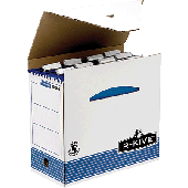 Fellowes Archivbox für Hängeregistraturen R-Kive/0026801 B159xH320xT310 mm blau/weiß