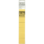 Elba Rückenschilder schmal/kurz/04614GB gelb Inh.10