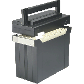 Elba Hängebox go-set-go/80492SW für DIN A4 schwarz Polystyrol