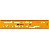 Rumold Schriftschablone, 5.0mm /89050 5,0mm orange/transparent Cellidor