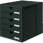 HAN Bürobox geschlossen/1450-13 schwarz Kunststoff