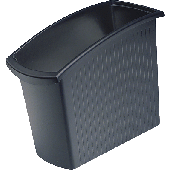 HAN Papierkorb Mondo/1840-13 18 Liter schwarz Kunststoff