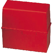 HAN Karteibox DIN A7 quer/977-17 rot Kunststoff