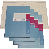 K + E Spaltenbücher Kartonheft m. Kopfleiste/8611071-7107K40KL A4 blau 7 Spalten Inh.40 Blatt