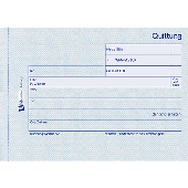 Avery Zweckform Quittungen mit MwSt-Nachweis/1250 DIN A6 quer weiß Blauer Engel Inh.100 Blatt