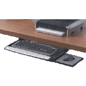 Fellowes Tastaturschublade mit Mausablage /8031201 567x48x354mm schwarz / silber