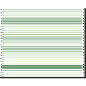 Sigel Computerpapier endlos/12371 A3 quer grüne Lesestreifen 60/0/0g/qm Inh.2000