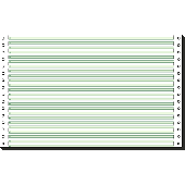 Sigel Computerpapier endlos/8336 A4 quer grüne Lesestreifen,60/0/0 g/qm Inh.2000
