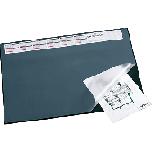 DURABLE Schreibunterlage mit Vollsichtplatte/7204-07 52x65cm dunkelblau