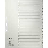 Leitz Papierregister, Zahlen/1231-85 A4, 240 mm, 300 mm grau 1-31 100g/qm