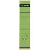 Leitz Rückenschilder breit/lang Großpackung/1640-10-55 61x285mm grün Inh.100