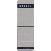 Leitz Rückenschilder breit/kurz Großpackung/1642-10-85 61x191mm grau Inh.100