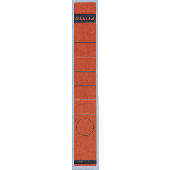 Leitz Rückenschilder schmal/lang/1648-00-25 39x285mm rot Inh.10