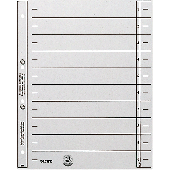 Leitz Trennblätter/1654-00-85 A4, 240 mm, 300 mm grau 200 g/qm Inh.100