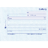 Zweckform Quittungen/300 DIN A6 quer weiß Blaupapier inkl. MwSt. Inh.50 Blatt