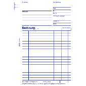 Zweckform Rechnungen/704 DIN A5 hoch weiß Bl Rechnungsbuch Inh.2x50 Blatt