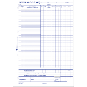 Zweckform Reisekostenabrechnungen/741 DIN A4 hoch weiß Bl monatlich Inh.50 Blatt