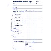 Avery Zweckform Reisekostenabrechnungen/743 DIN A5 hoch weiß Bl pro Reise Inh.50 Blatt