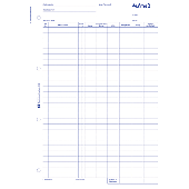 Zweckform Aufmaßbuch/1318 DIN A4 hoch weiß Blaupapier Inh.100 Blatt