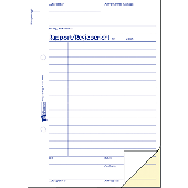 Zweckform Rapport/Regiebericht/1770 A5 hoch ws/gelb selbstdurchschreibend 2x40Bl
