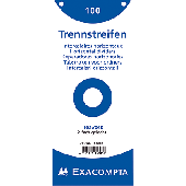 Brause Trennstreifen Premium/13305B weiß 205 g/qm Inh.100