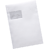 Mailmedia Versandtaschen/A11088FSC C4 extraweiß mit Fenster 100 g/qm Inh.250