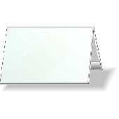 Durable Tischnamensschilder/8051-19 52/104 x 100 mm farblos Inh.25