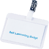 Durable Laminier-Namensschild/8102-19 54 x 90 mm farblos mit Clip,  Inh.25