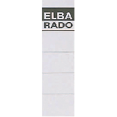 Elba Einsteckrückenschilder/04297WE HxB 159x44mm weiß Katon 240g/qm 10497/10498/10597 Inh.10