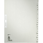 Leitz Papierregister A-Z/1201-00-85 240x300mm grau 100g/qm