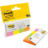 3M Post-it Page Markers /670-4N 20x38 mm neon sortiert Inh.200