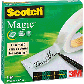 Scotch Magic Klebeband 810/M8101966 66m x 19mm matt 76 mm