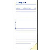 Zweckform Tagesrapport/1301 105x200 mm weiß/gelb Blaupapier Inh.2x50 Blatt