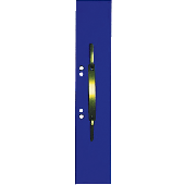 Elba Einhängeheftstreifen lang/27450BL für DIN A4 blau Manilakarton (RC) 250 g/m² Inh.50