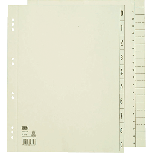 Elba Trennblätter/06453CH für DIN A4 chamois Kraftkarton (RC) 230 g/qm Inh.100