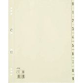 Elba Trennblätter/06455CH für DIN A4 chamois Kraftkarton (RC) 200 g/qm Inh.100