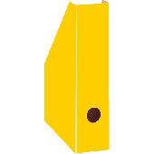 Landre Stehsammler/350000005 7x22,5x30 cm gelb Karton