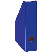 Landre Stehsammler/350000006 7x22,5x30 cm blau Karton