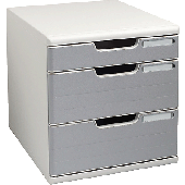 Multiform Büroboxen Modulo System 2 A4/325041D A4+ lichtgrau/steingrau
