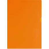 Elba Sichthülle A4 orange/76442OG für DIN A4 PVC Hartfolie 150my Inh.25